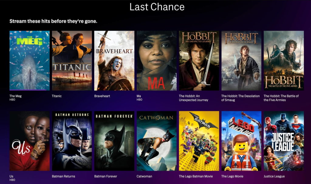 hbo max movies free trial