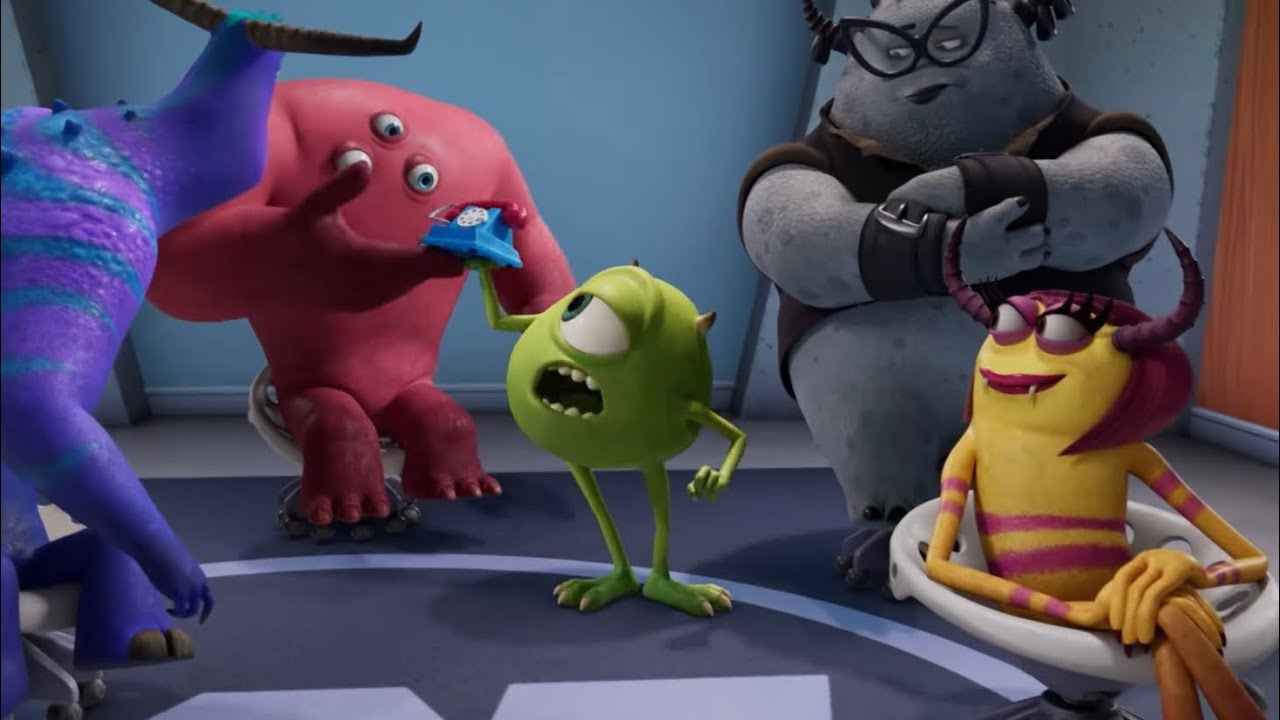 A scene from Monsters at Work