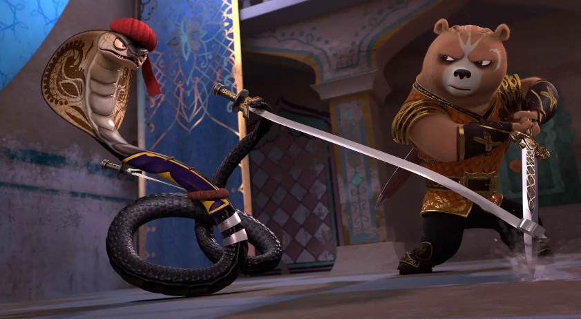A scene from Kung Fu Panda: The Dragon Knight