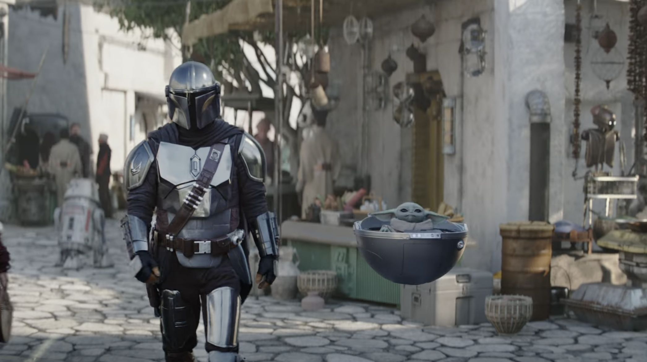 A scene from the mandalorian