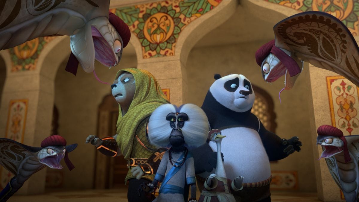 A scene from Kung Fu Panda: The Dragon Knight